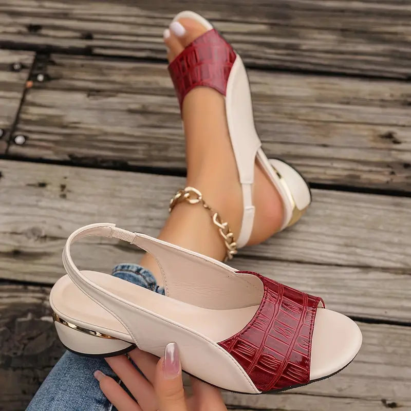 Rosalie | Sandales Orthopédiques Élégantes en Cuir