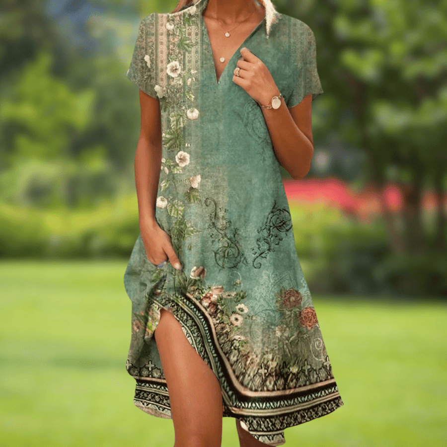 Firi | Robe Élégante Fleurie