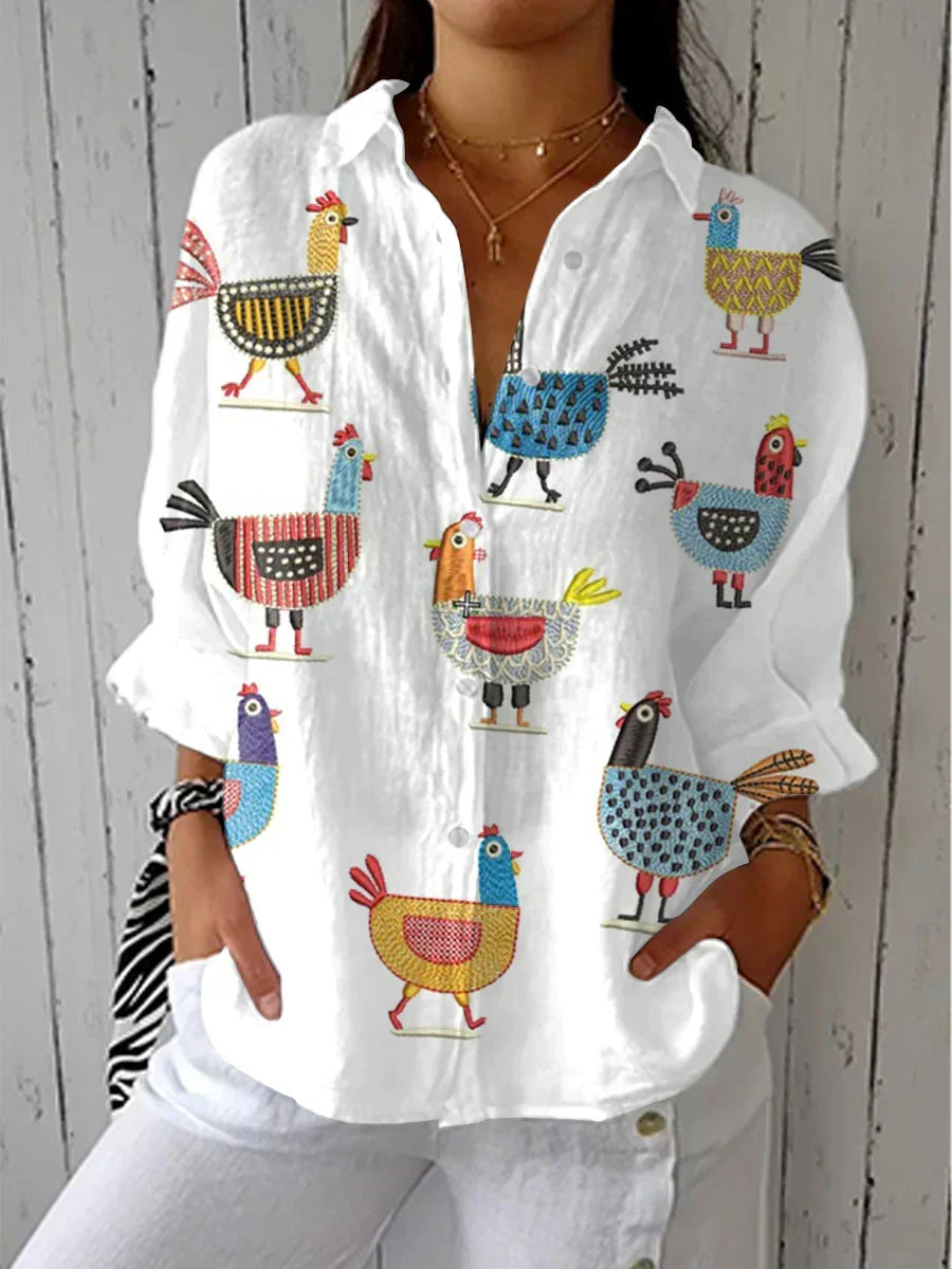 Fiona | Blouse Fleurie Printanière Élégante