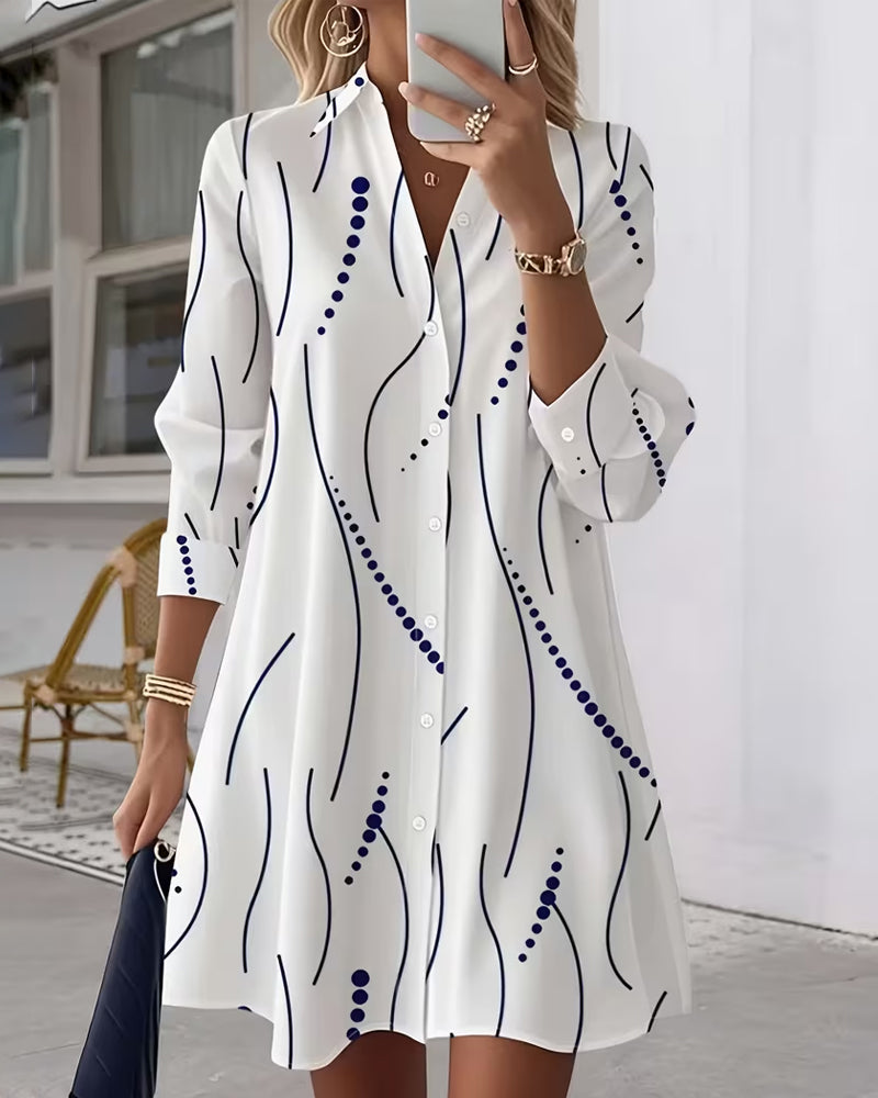 Ondine | Chemise Femme Col Ondulé Élégante