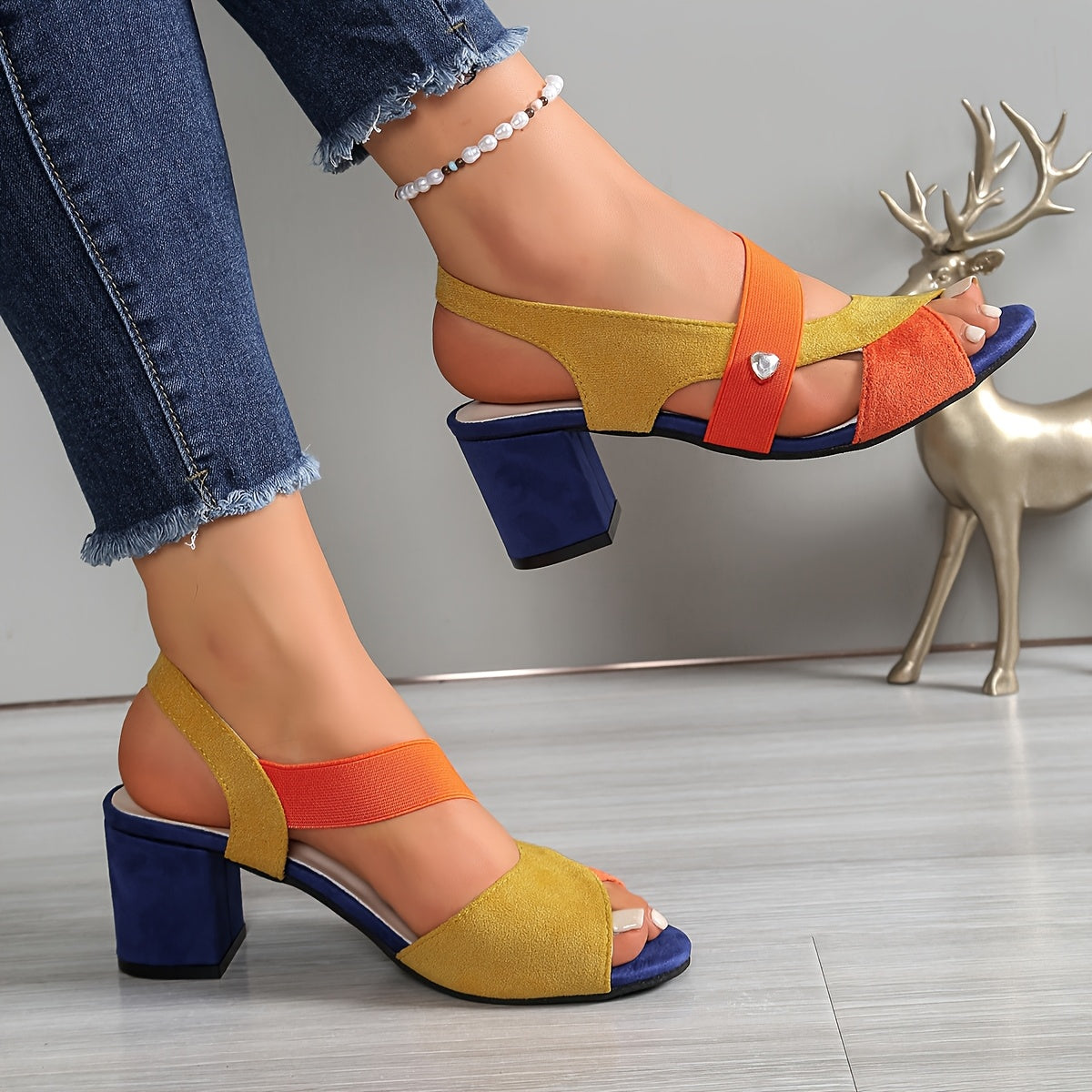 Linda | Talons Bloc Orthopédiques Confortables