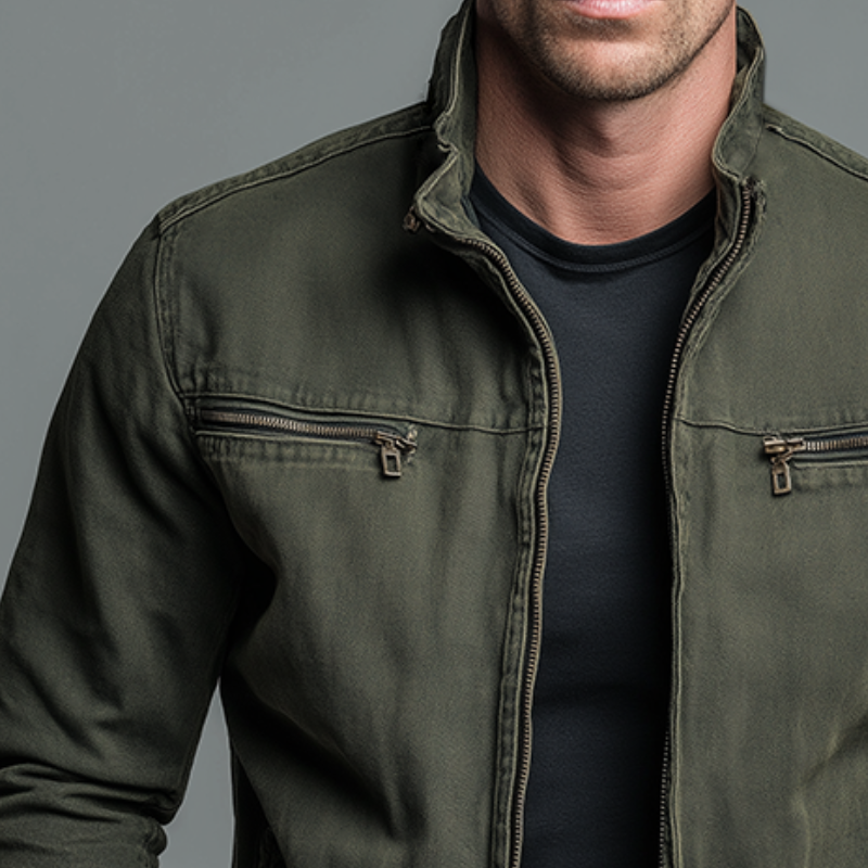 Louis | Veste Vintage Zippée Toutes Saisons