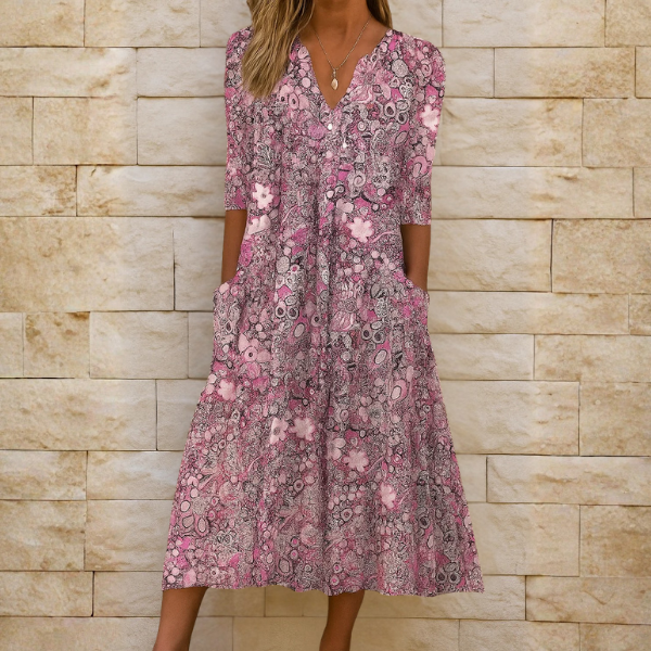 Olivia | Robe Élégante Décolleté en V
