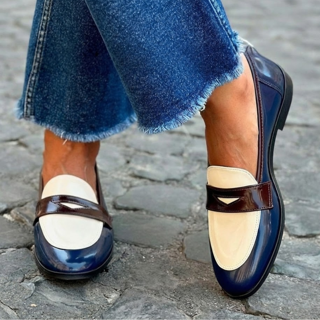 Claudia | Mocassins À Contraste
