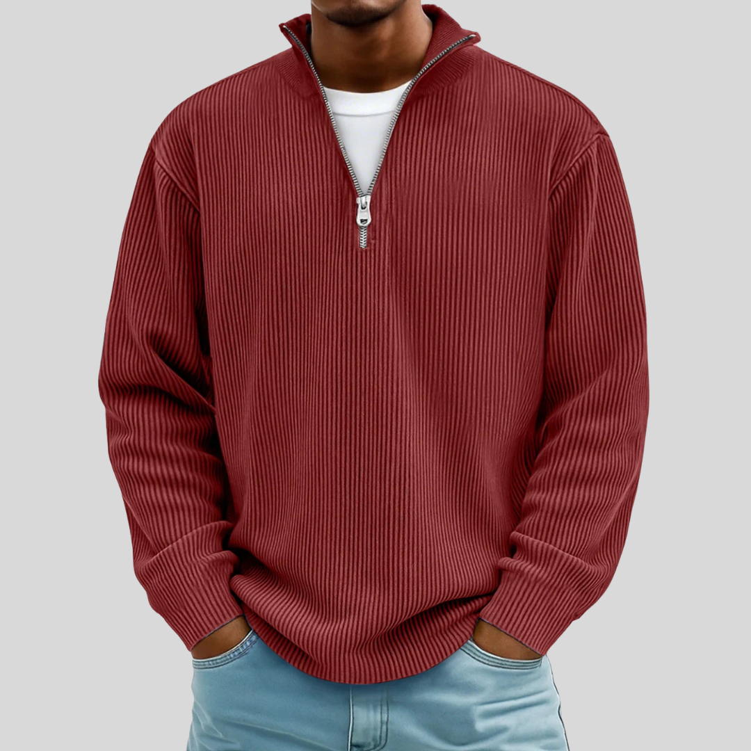 Morgan | Pull Casual Demi-Zip Élégant