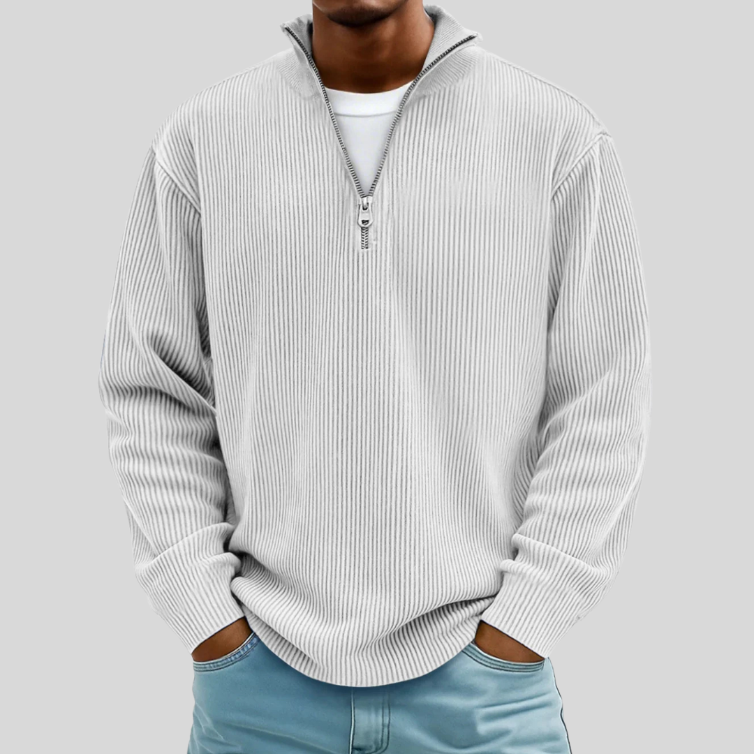 Morgan | Pull Casual Demi-Zip Élégant