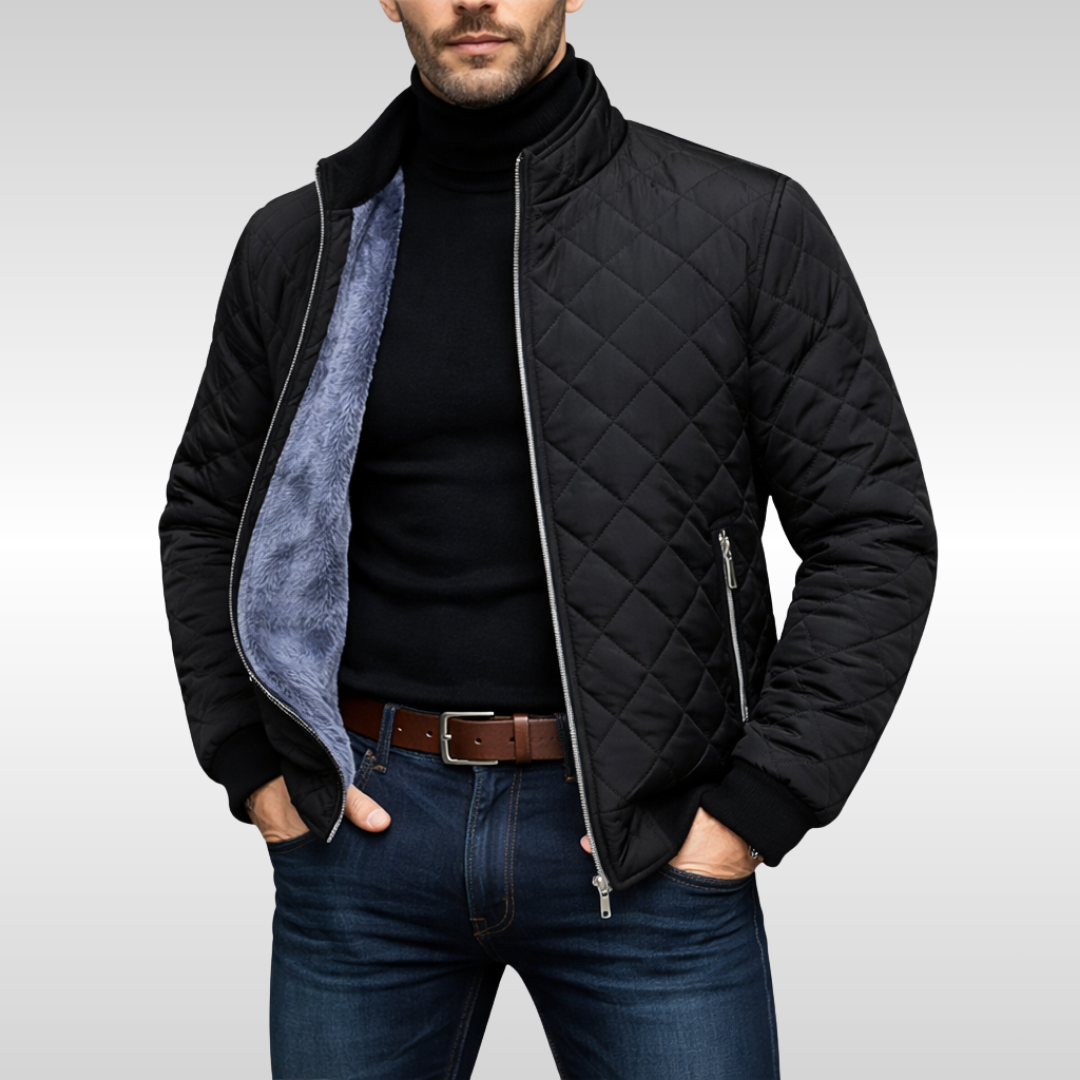 Liam | Veste Matelassée Zippée Élégante