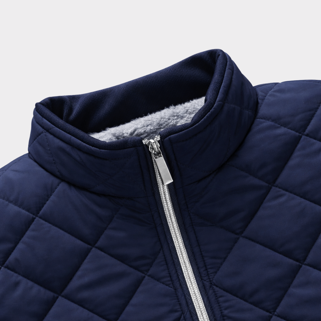 Liam | Veste Matelassée Zippée Élégante