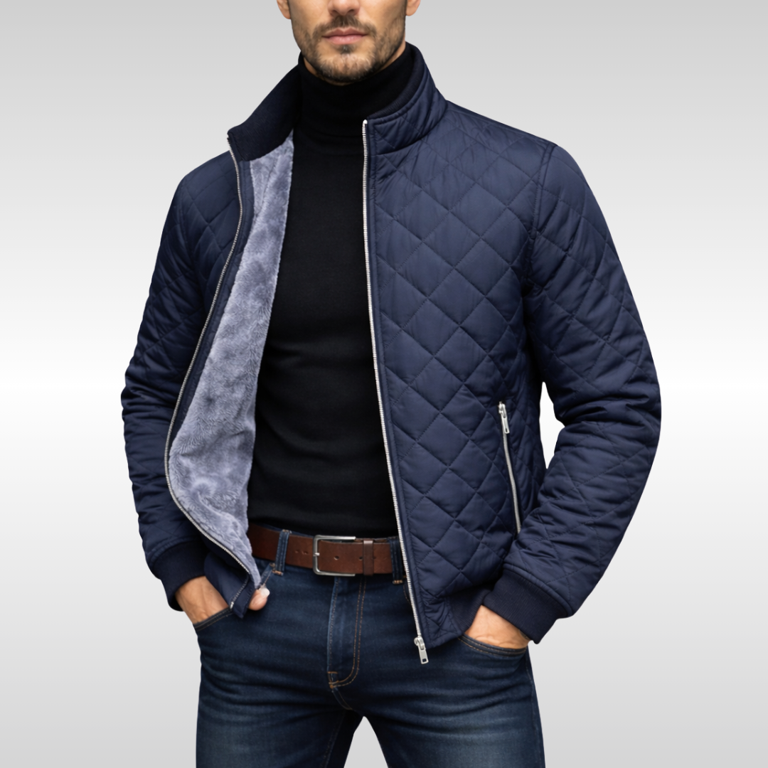Liam | Veste Matelassée Zippée Élégante