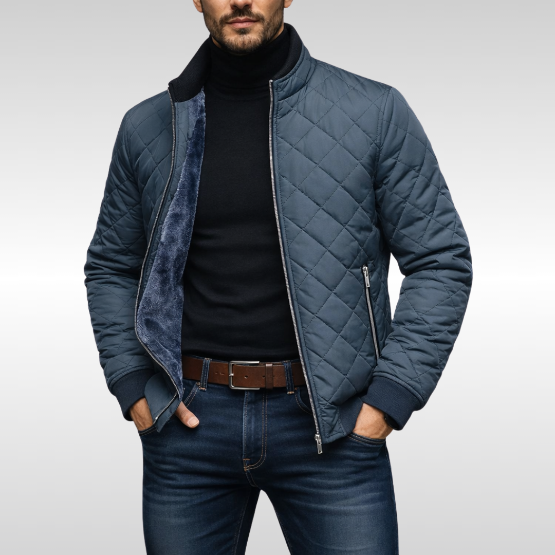Liam | Veste Matelassée Zippée Élégante