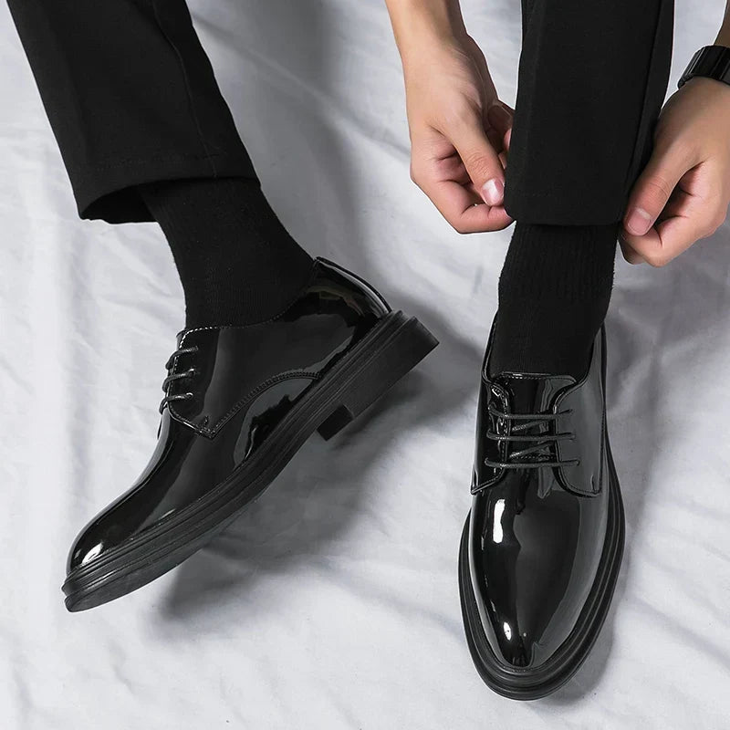 Edmond | Chaussures Derby Vernis Élégantes