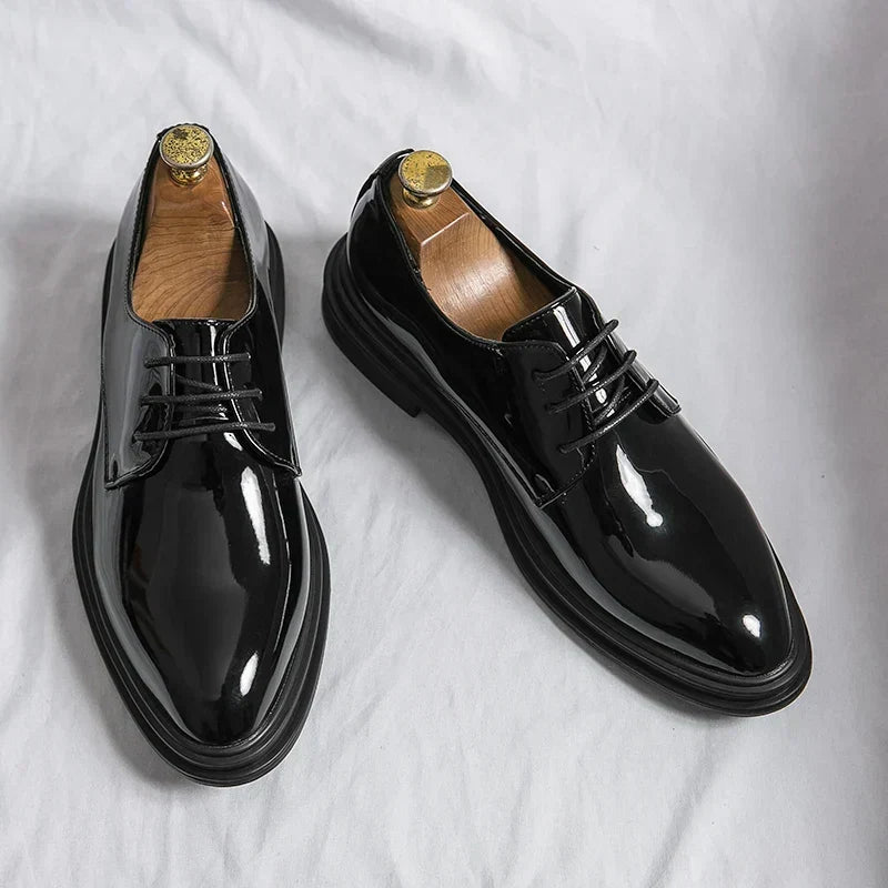 Edmond | Chaussures Derby Vernis Élégantes
