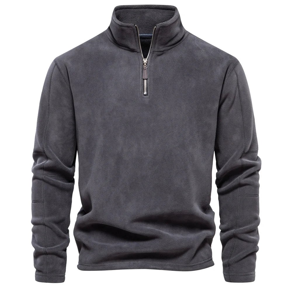 Emil | Pull Polaire Chaud avec Fermeture Éclair