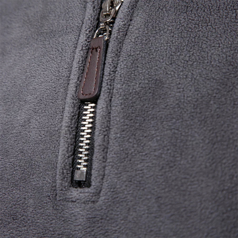 Emil | Pull Polaire Chaud avec Fermeture Éclair
