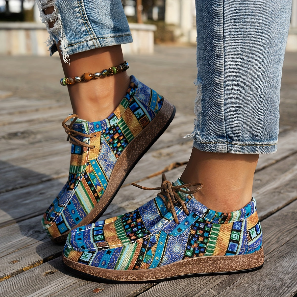 Noélie | Sneaker Rétro Colorée
