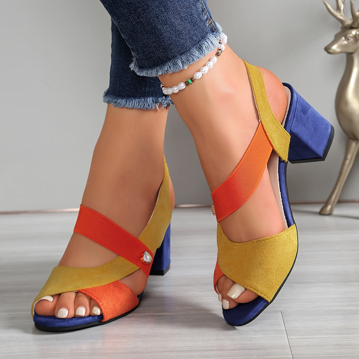 Linda | Talons Bloc Orthopédiques Confortables