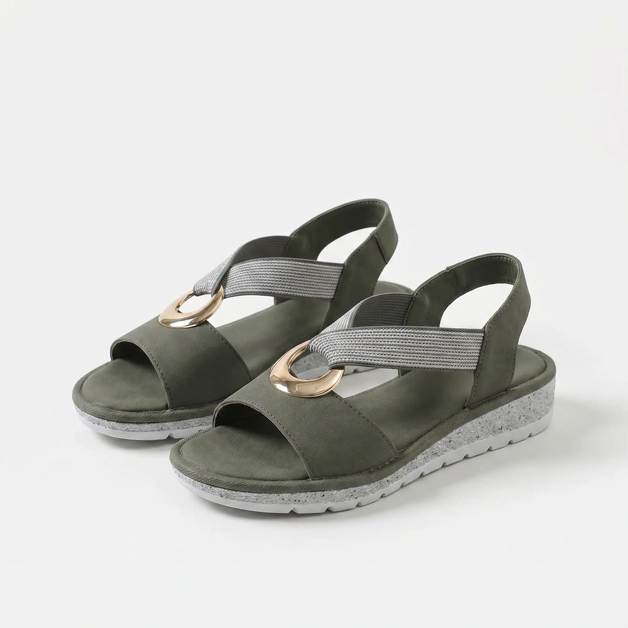 Luna | Sandale Orthopédique Confort en Cuir