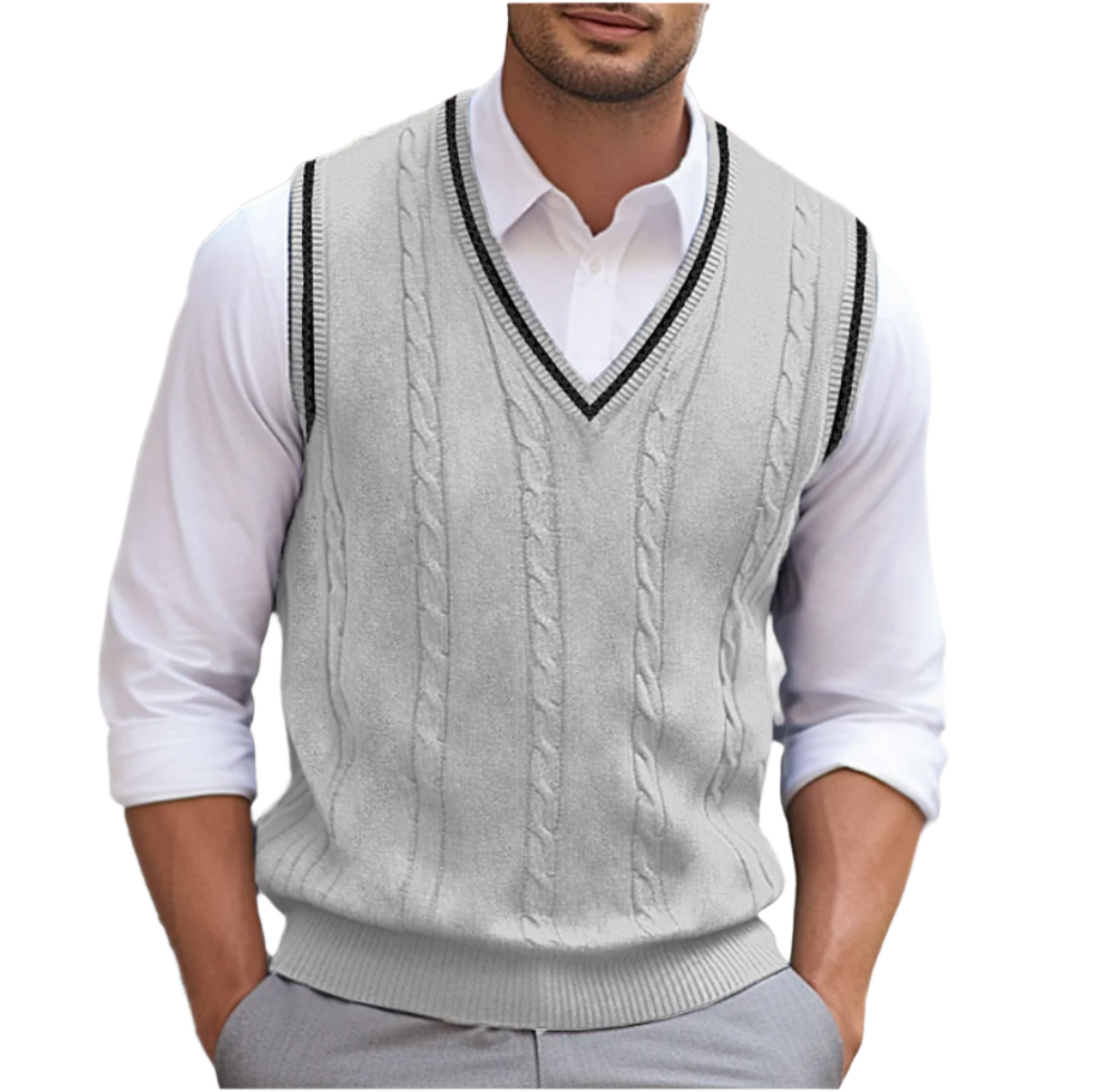 Niels | Gilet Sans Manches Polyvalent en Laine