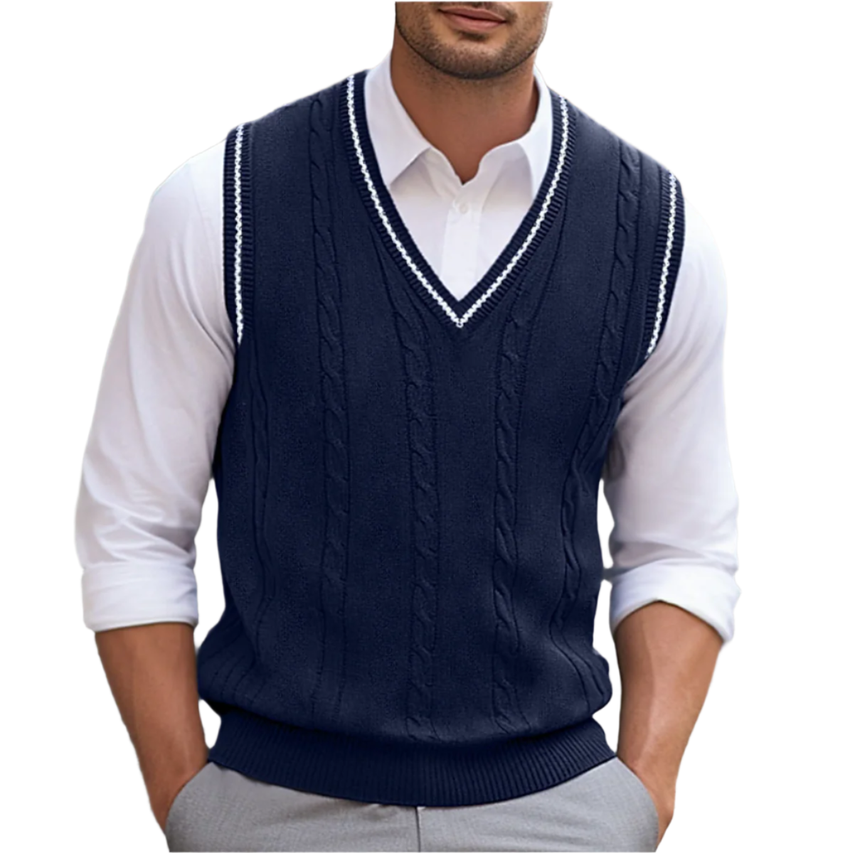 Niels | Gilet Sans Manches Polyvalent en Laine
