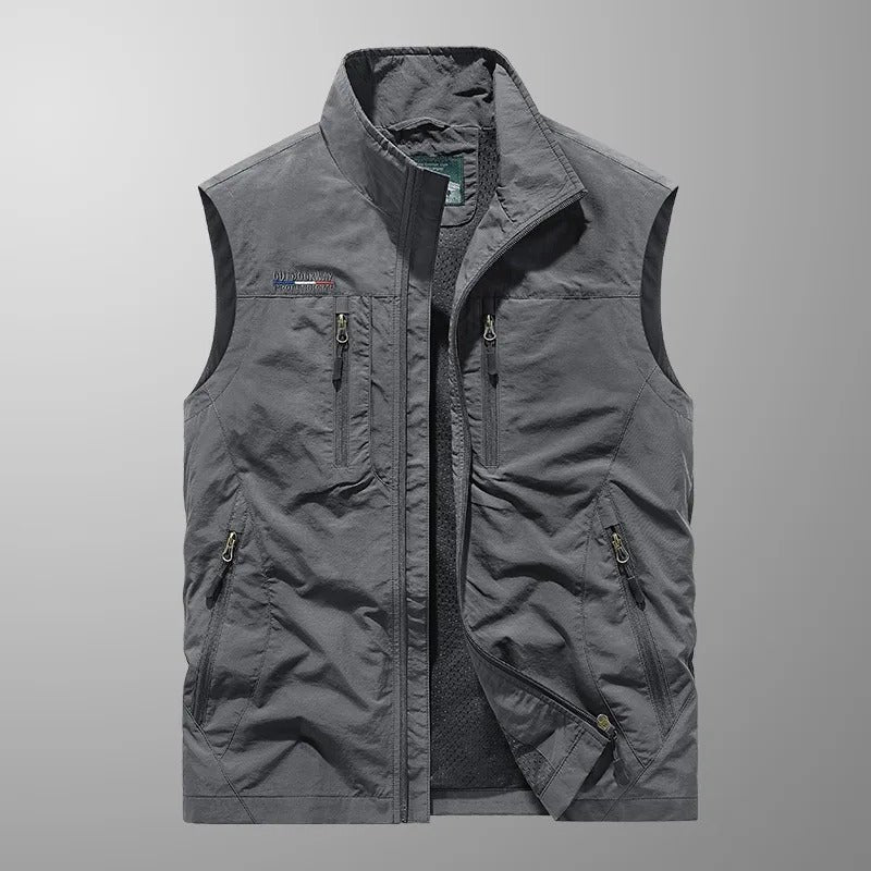 Olivier | Gilet Cargo Respirant Multi-Poches