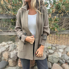 Isola Manteau Gris-Vert