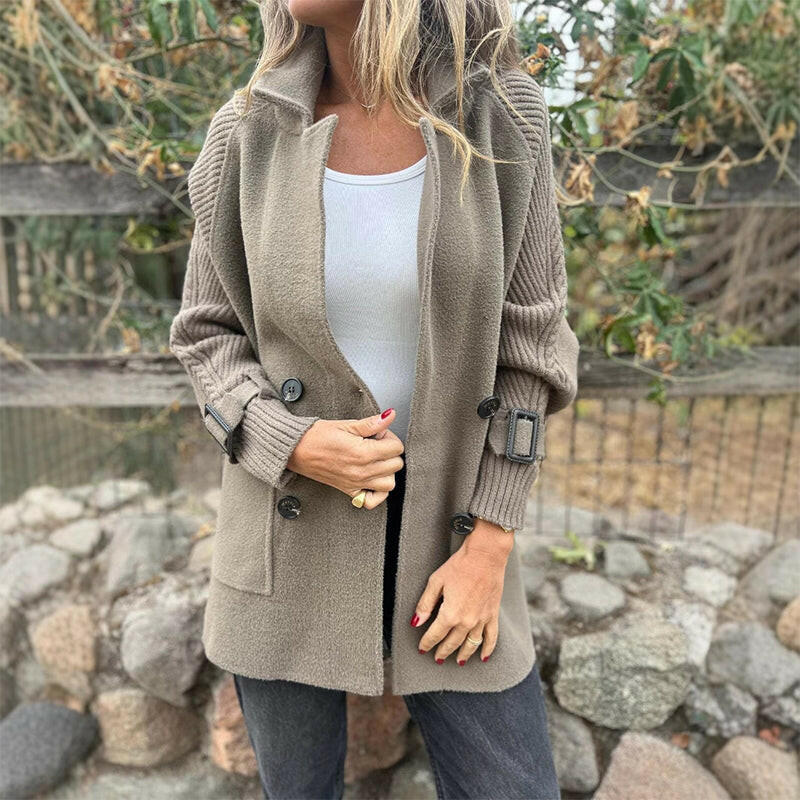 Isola Manteau Gris-Vert
